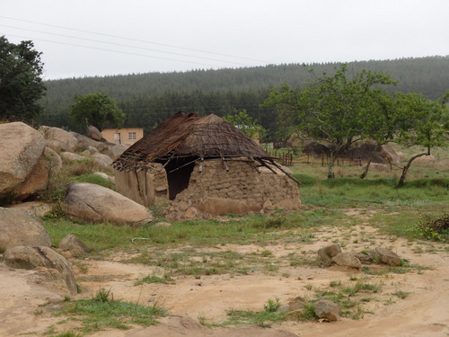 Older dwelling on private property.